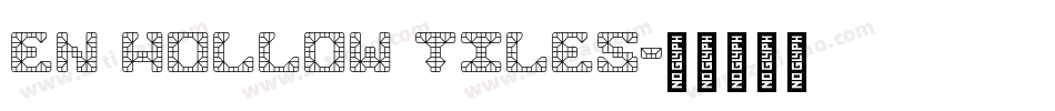 En Hollow Tiles字体转换